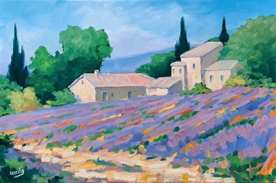 Paysage, Ferme Provençale